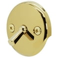 thumbnail image 1 of Westbrass D330-01 3-1/8" Trip Lever Overflow Faceplate and Screws, Polished Brass, 1 of 6