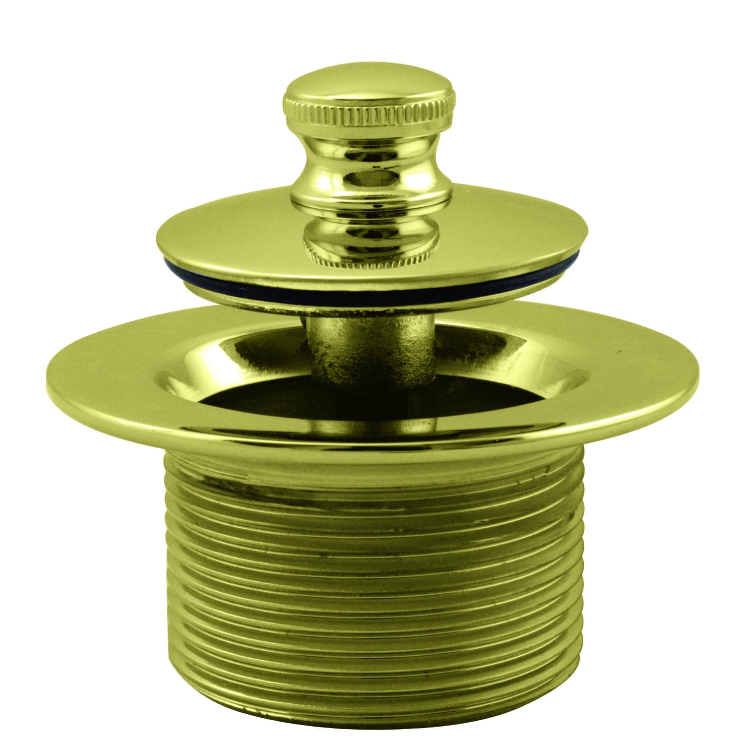 Westbrass 1-3/8 In. NPSM Fine Thread Twist-and-Close Bath Drain Plug In Oil Rubbed Bronze D331 F 12