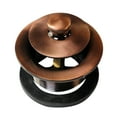 thumbnail image 1 of Westbrass D331-11 1-1/2" NPSM Twist & Close Bathtub Drain Trim, Antique Copper, 1 of 7