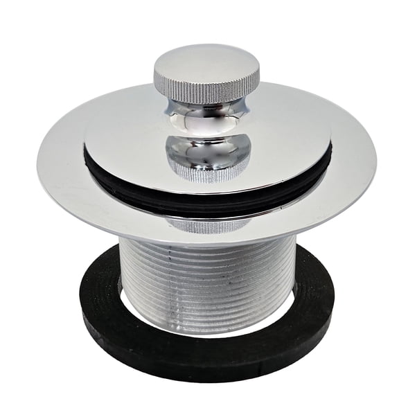Westbrass D331-F-26 1-3/8" NPSM Twist & Close Bathtub Drain, Polished Chrome
