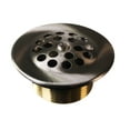 thumbnail image 1 of Westbrass FINE THREAD 1-3/8” Round Bathtub Strainer Drain Cover, Satin Nickel, 1 of 6