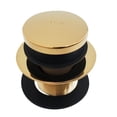 thumbnail image 1 of Westbrass D3323-01 1-3/8" Fine Thread NPSM Tip-Toe Bathtub Drain, Polished Brass, 1 of 7