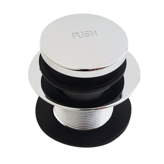 Westbrass D3323-26 1-3/8" Fine Thread NPSM Tip-Toe Bathtub Drain, Polished Chrome