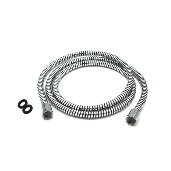 Westbrass 72" Extra Long SuperFlex Shower Hose, Chrome Finish