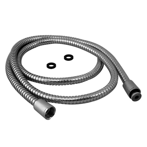 Westbrass D355-26 72" Brass Shower Hose for Hand Shower, Polished Chrome
