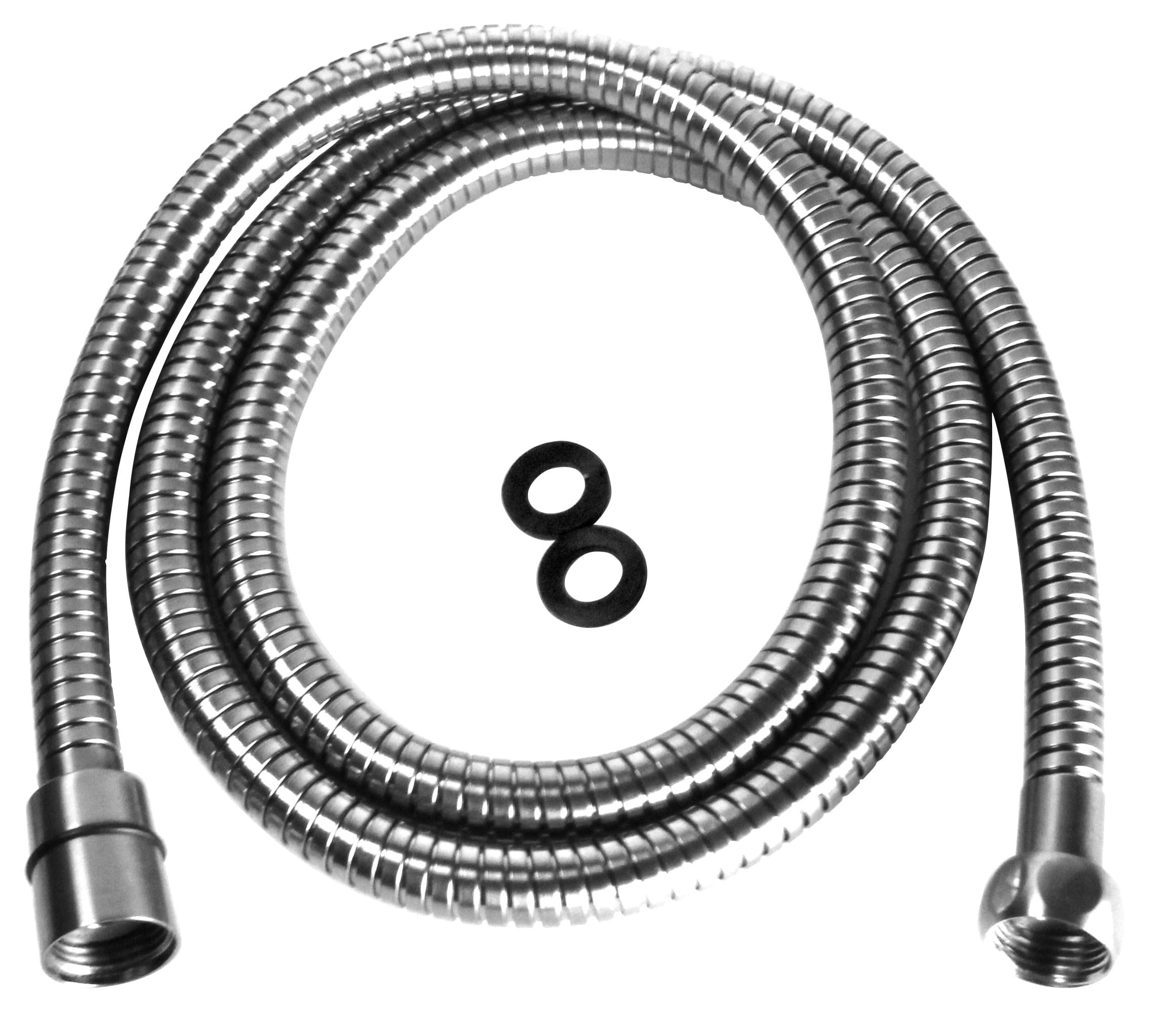 60" to 82" Polished Chrome Extendable Handheld Shower Hose