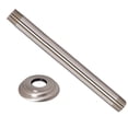 thumbnail image 1 of Westbrass D3608A-07 1/2" IPS x 8" Round Ceiling Mount Shower Arm with Flange, Satin Nickel, 1 of 6