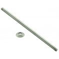 thumbnail image 1 of Westbrass D3624A-07 1/2" IPS x 24" Round Ceiling Mount Shower Arm with Flange, Satin Nickel, 1 of 8