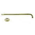 thumbnail image 1 of Westbrass 1/2" IPS x 19" IPS 90-Degree Rain Shower Arm with Flange, Polished Brass, 1 of 5