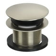 thumbnail image 1 of Westbrass D398R-07 1-1/2" NPSM Coarse Thread Tip-Toe Bathtub Drain, Satin Nickel, 1 of 9