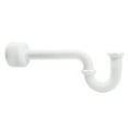 thumbnail image 1 of Westbrass 1-1/2" OD 17-Gauge P-Trap with High Box Flange, Powder Coat White, 1 of 5