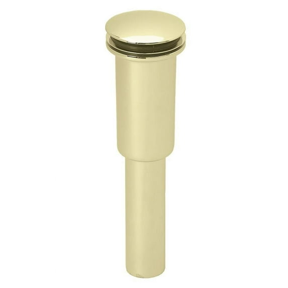 Westbrass D410E-01 Umbrella Style Universal Lavatory Bathroom Sink Drain Assembly, Polished Brass