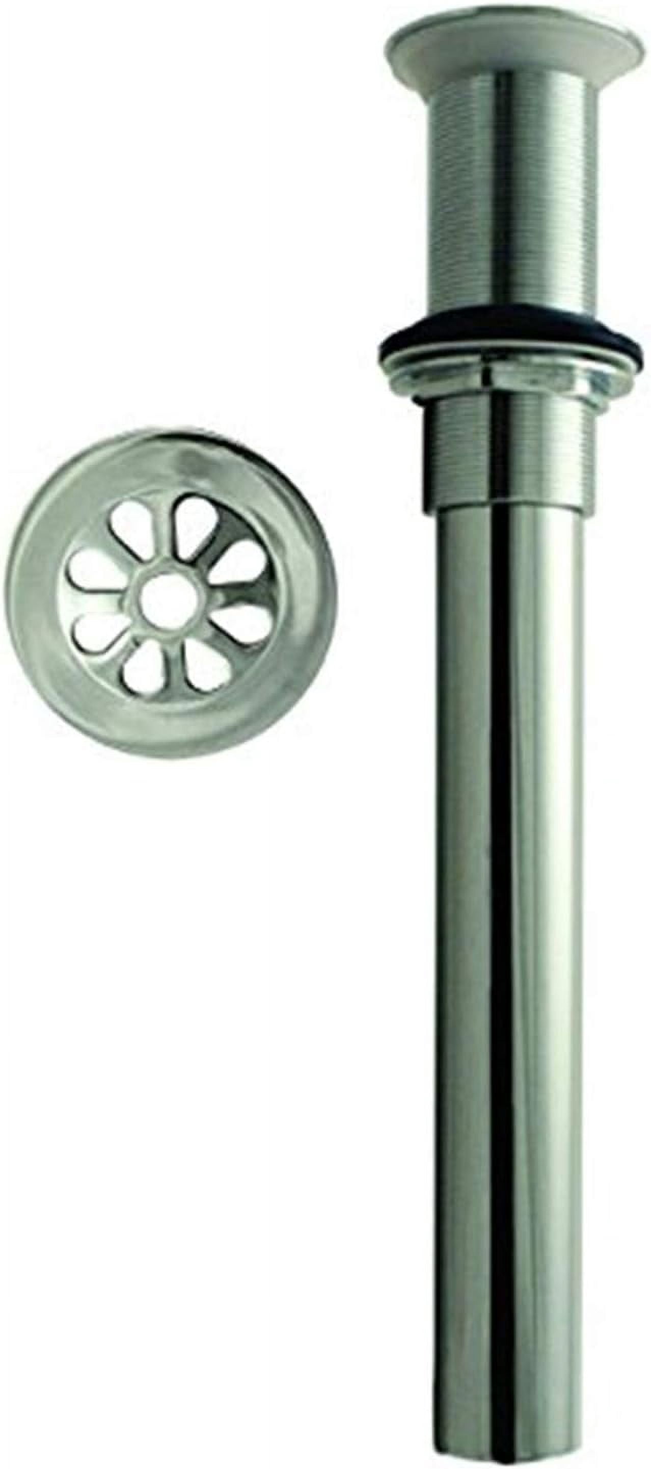 Westbrass D411A-1-05 Bathroom Sink Drain Assembly with Rapid Draining Crowned Grid without ...