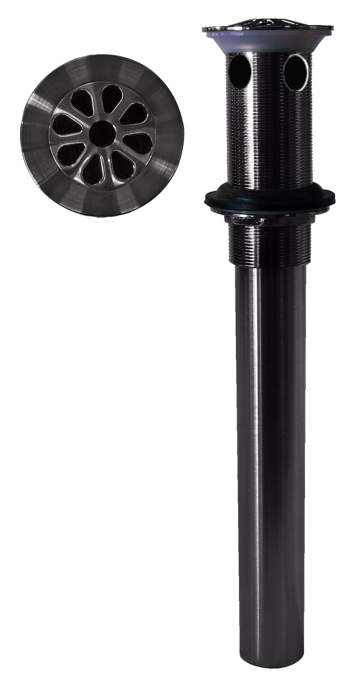 Westbrass Rapid Drain Fully Finished Bathroom Sink Drain Assembly with Overflow Holes, Oil Rubbed Bronze