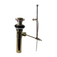 thumbnail image 1 of Westbrass Lift Rod Style Bathroom Sink Drain Assembly with Overflow Holes - Fully Finished, Polished Brass, 1 of 3