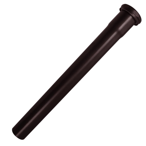 Westbrass D421-12 1-1/4" x 12" Slip Joint Extension Tube, Oil Rubbed Bronze