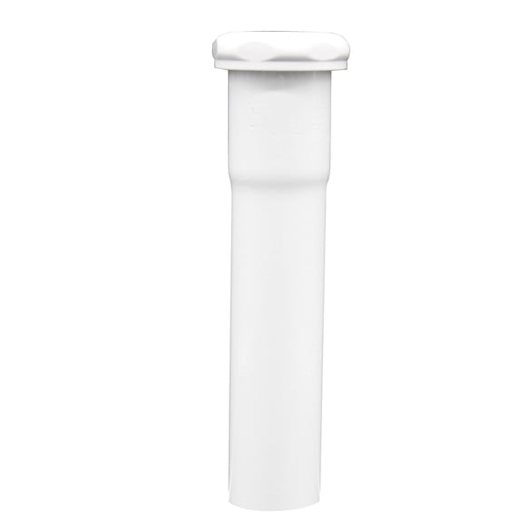 Westbrass D422-50 1-1/2" x 8" Slip Joint Extension Tube, Powder Coat White