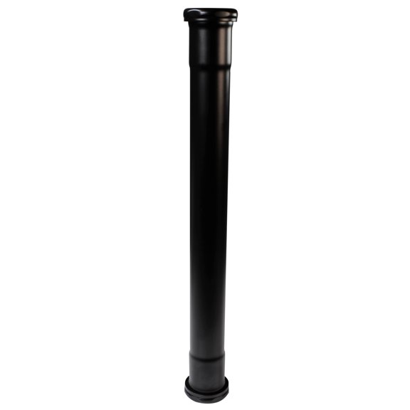 Westbrass D42316-62 1-1/2" x 16" Double Ended Slip-Joint Extension Tube, Matte Black