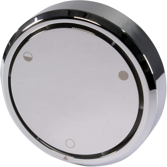 Westbrass Luxury Spa Deep Soak full and Over-Filled Closure Bathtub Overflow Cover, Polished Chrome