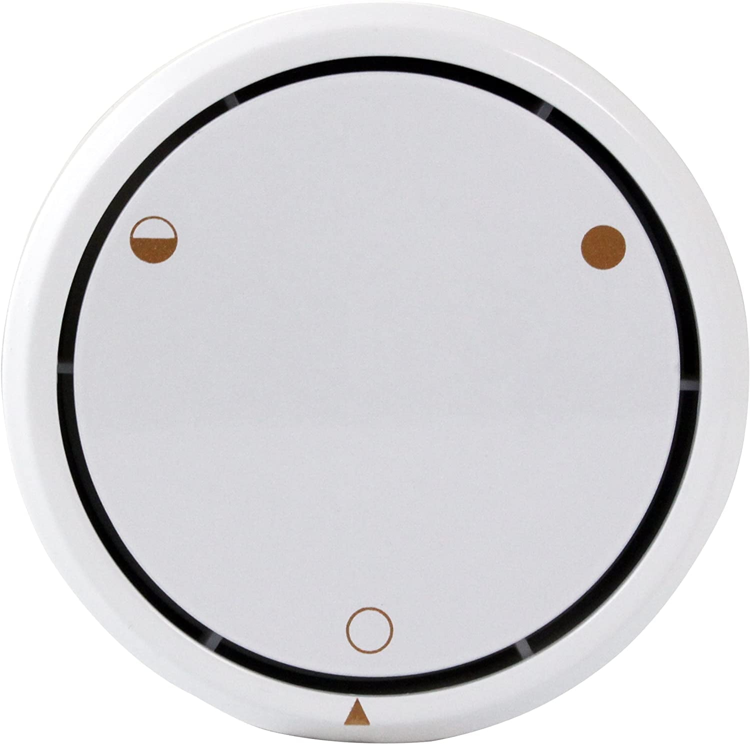 Powder Coat White Round Bathtub Overflow Cover with Patented Deep Soak Feature
