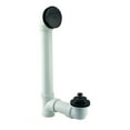 thumbnail image 1 of Westbrass 12" Sch. 40 PVC Bath Waste Assembly with One-Hole Overflow and Twist & Close Drain, Matte Black, 1 of 7