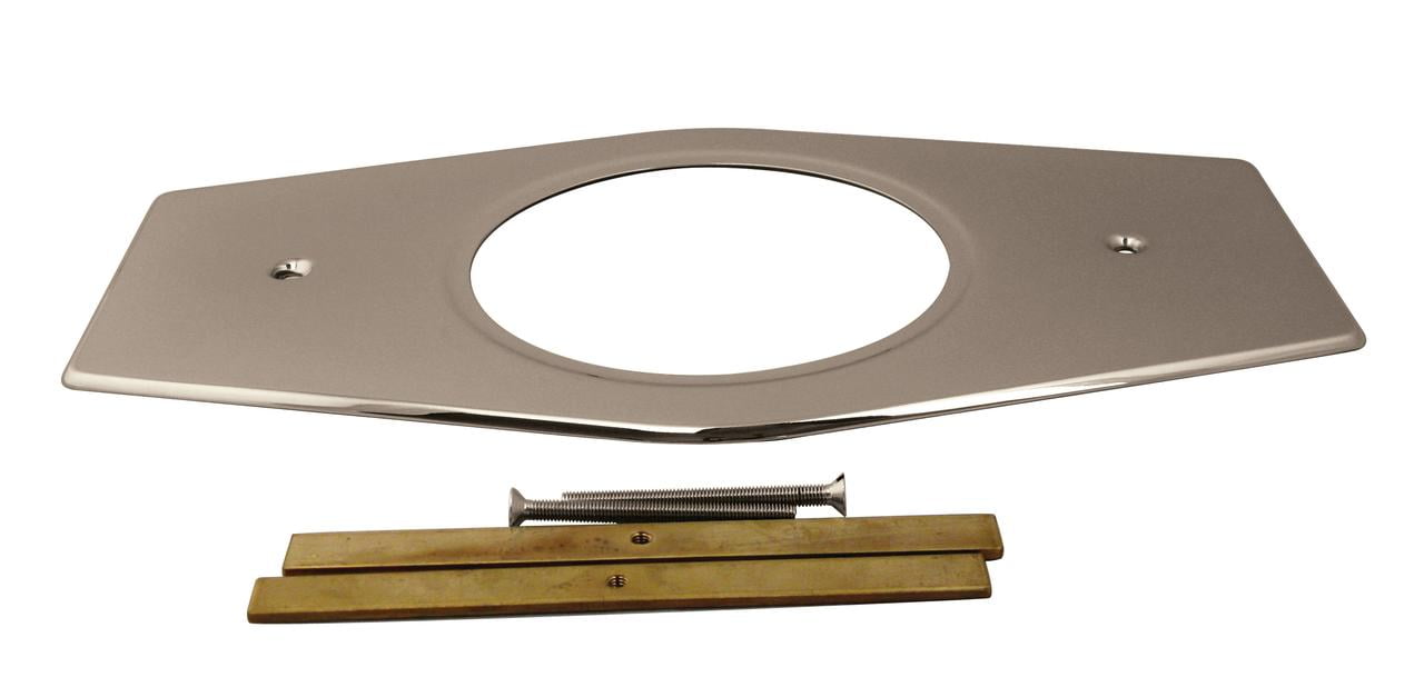 Westbrass D50205 OneHole Remodel Cover Plate for Moen and Delta