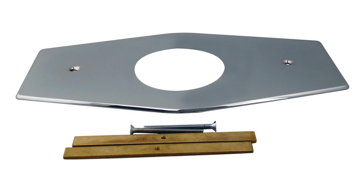 Polished Chrome One-Hole Remodel Plate Kit for Mixet Valves