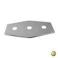 thumbnail image 1 of Westbrass D505-01 3-Hole Remodel Plate in PVD Polished Brass, 1 of 2