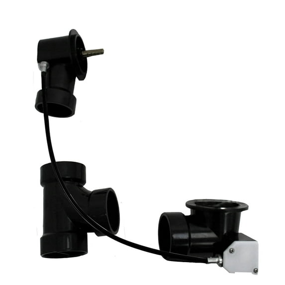 Westbrass 27" Cable Drive Bathtub Drain with Sch. 40 ABS Fittings, Rough Only