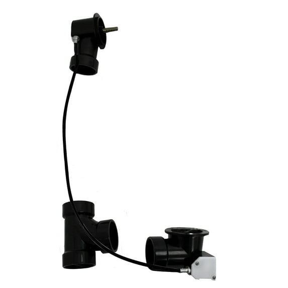 Westbrass 35" Cable Drive Bathtub Drain Kit with Sch. 40 ABS Fittings, Rough Only