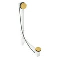 thumbnail image 1 of Westbrass D50P27TLE-01 27" Cable Drive Standard Bath Drain Trim Kit with Rotary Overflow Cover Knob, Pop-Up Stopper and Poly Tubular Pipes & Fittings, Polished Brass, 1 of 7