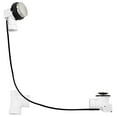 thumbnail image 1 of Westbrass D50P45-05 45" Cable Drive Standard Bath Drain Trim Kit with Rotary Overflow Cover Knob, Pop-Up Stopper and Sch. 40 PVC Fittings, Polished Nickel, 1 of 7