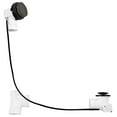 thumbnail image 1 of Westbrass D50P45-12 45" Cable Drive Standard Bath Drain Trim Kit with Rotary Overflow Cover Knob, Pop-Up Stopper and Sch. 40 PVC Fittings, Oil Rubbed Bronze, 1 of 7