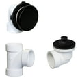 thumbnail image 1 of Westbrass D594PRK-62 Sch. 40 PVC Bathtub Assembly with Lift & Turn Drain and Illusionary Overflow, Matte Black, 1 of 11