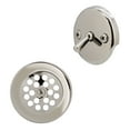 thumbnail image 1 of Westbrass D92-05 3-1/8" Trip Lever Bathtub Drain Kit with Beehive Grid, Polished Nickel, 1 of 8