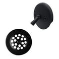 thumbnail image 1 of Westbrass D92-62 3-1/8" Trip Lever Bathtub Drain Kit with Beehive Grid, Matte Black, 1 of 11