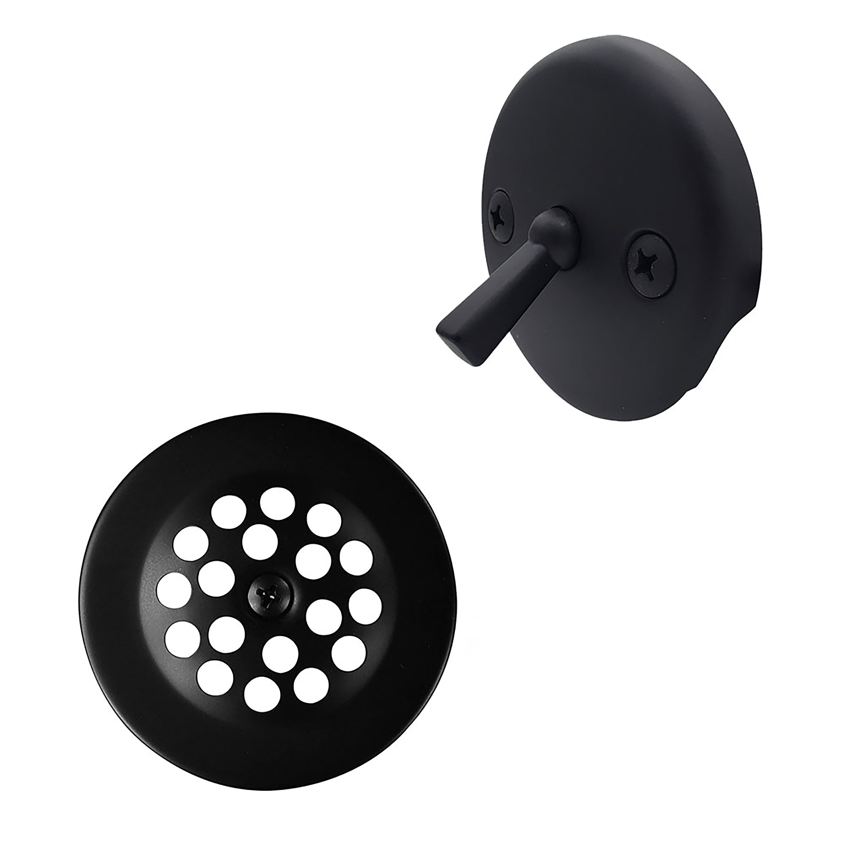 Westbrass D9262 31/8" Trip Lever Bathtub and Shower Drain Kit with 2Hole Overflow Faceplate