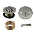 thumbnail image 1 of Westbrass 1-3/8" Bathtub Drain Cover with Trip Lever and Conversion Adaptor Bushing, Stainless Steel, 1 of 10