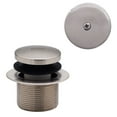 thumbnail image 1 of Westbrass R93-07 1-1/2" Tip-Toe Bathtub Drain Trim Set with One-Hole Overflow,Satin Nickel, 1 of 5