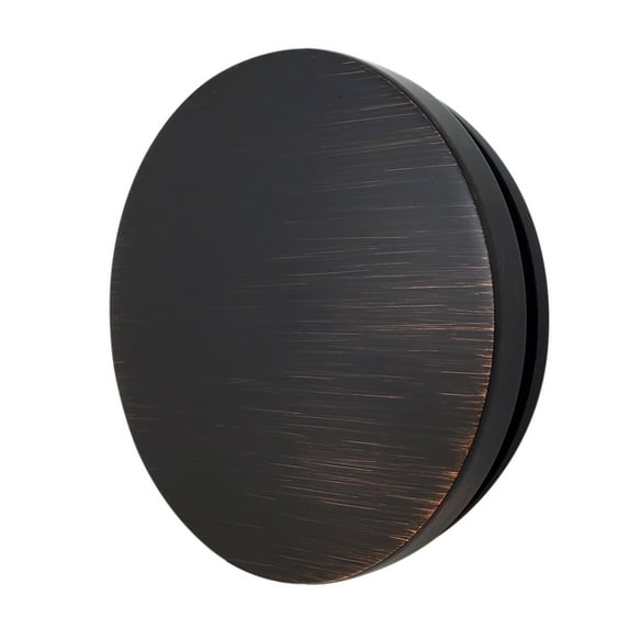 Westbrass D980R-12A Floating No-Hole Bath Waste Overflow Faceplate and Adaptor, Antique Bronze