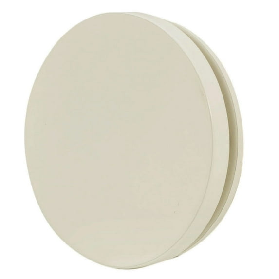 Westbrass D980R-65 Floating No-Hole Bath Waste Overflow Faceplate and Adaptor, Powder Coat Biscuit