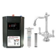 thumbnail image 1 of Westbrass Victorian 9" 2-Handle Hot & Cold Water Dispenser Faucet with Digital Heating Tank, Polished Chrome, 1 of 10