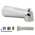thumbnail image 1 of Westbrass E507DUS-26 Universal Fit 7" Diverter Tub Spout, Polished Chrome, 1 of 13