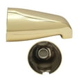 thumbnail image 1 of Westbrass E531-1F-01 5-1/4" Standard Front Connection Tub Spout, Polished Brass, 1 of 10