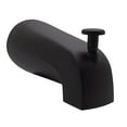 thumbnail image 1 of Westbrass E531D-1F-12 5-1/4" Reach Wall Mount Tub Spout with Front Diverter, Oil Rubbed Bronze, 1 of 7