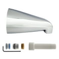 thumbnail image 1 of Westbrass E531US-26 Universal Fit 5-1/4" Wall Mount Tub Spout, Polished Chrome, 1 of 12