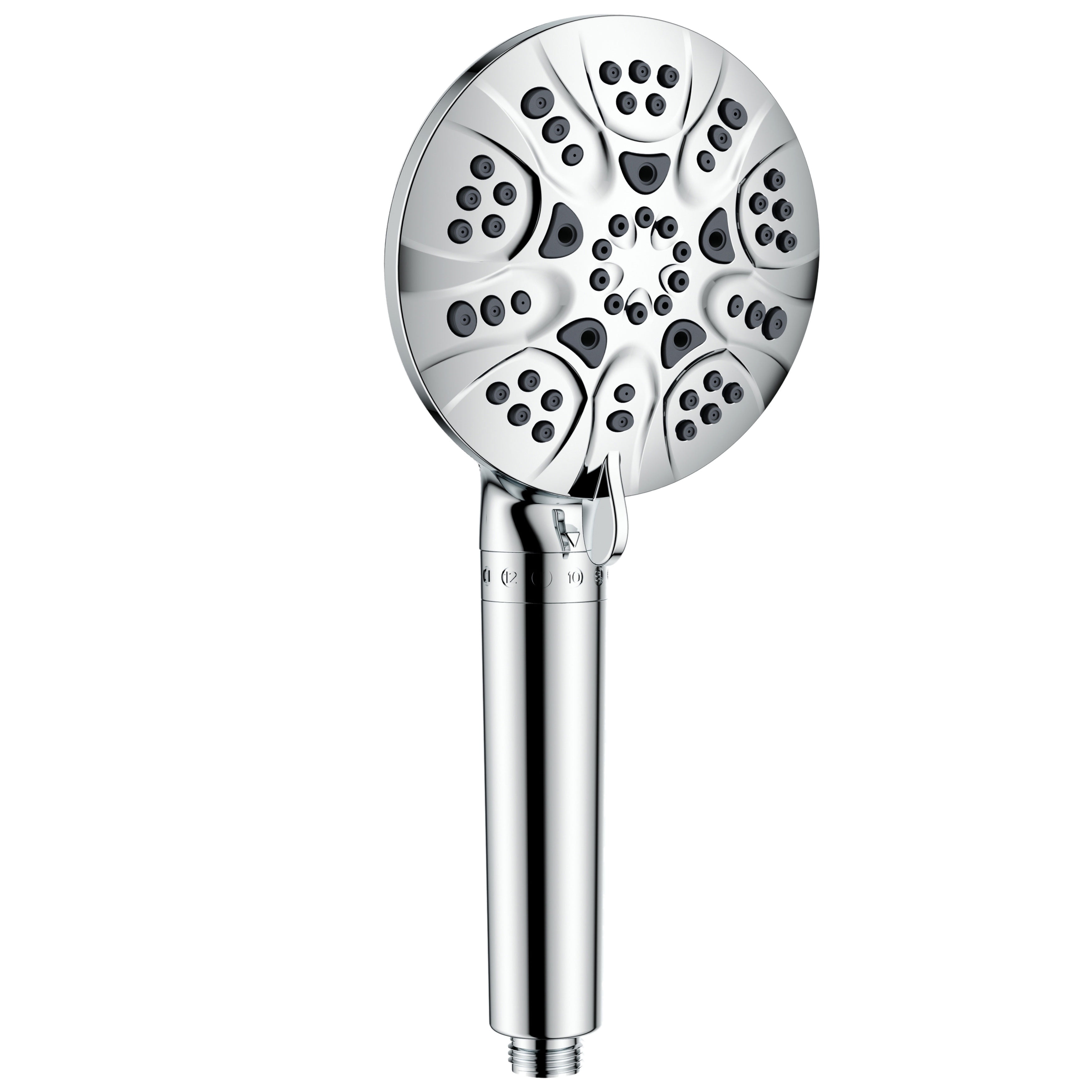 5" Polished Chrome 6-Function Filtered Handheld Shower Head