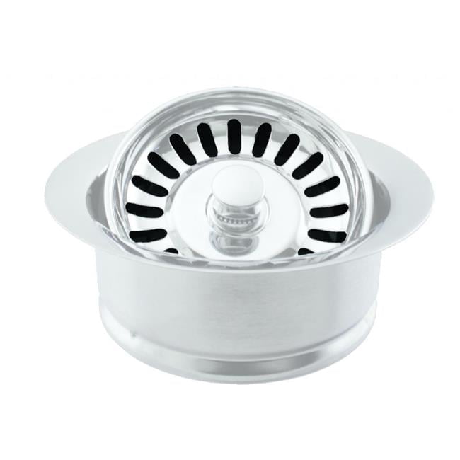Westbrass  InSinkErator Style Disposal Flange & Strainer in Powder Coated White