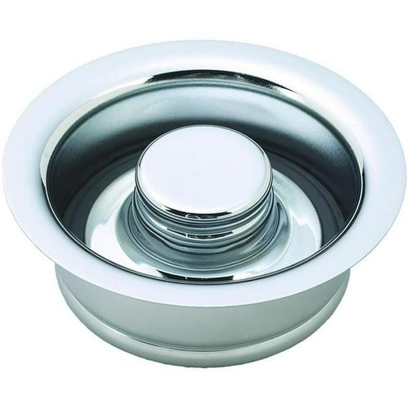 Westbrass Incinerator Style Disposal Flange & Stopper, Polished Chrome