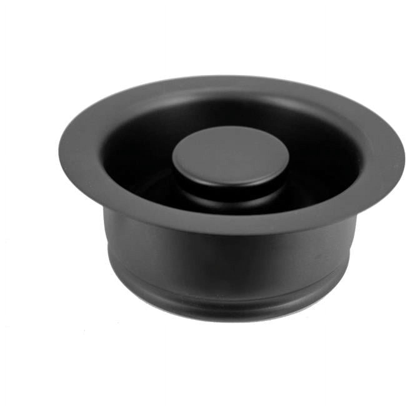 Westbrass  Insinkerator Style Flange & Plug Arrangement, Matte Black